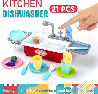 EDUCATIONAL KITCHEN DISHWASHER SINK PLAYSET